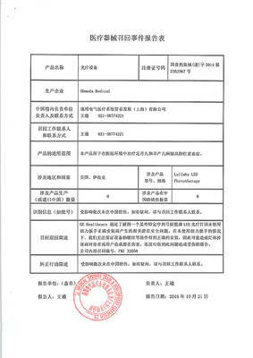 因存安全隐患 Ohmeda Medical对光疗设备进行召回 -千龙网·中国首都网